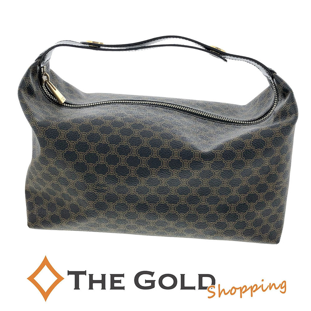 Celine One Handle Bag Macadam Shoulder Black